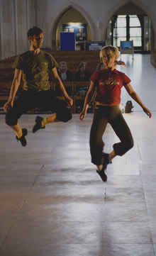 Standing Stones rehearsal